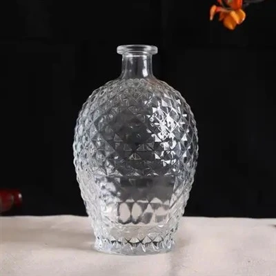 75cl klassisk oval glasåndflaske